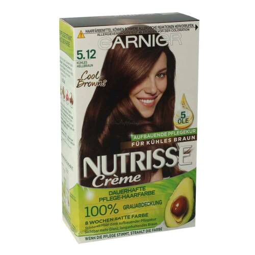 Garnier Nutrisse Creme Kühles Hellbraun 5.12
