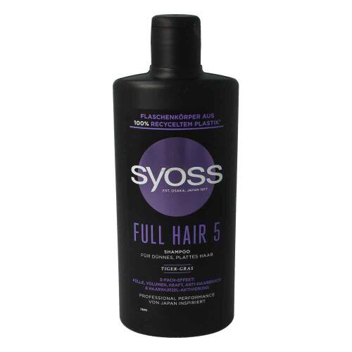 Syoss Full Hair 5 Shampoo Für Dünnes, Plattes Haar 440 ml