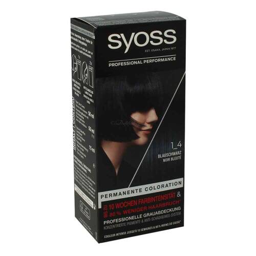 Syoss Permanente Coloration 1_4 Blauschwarz