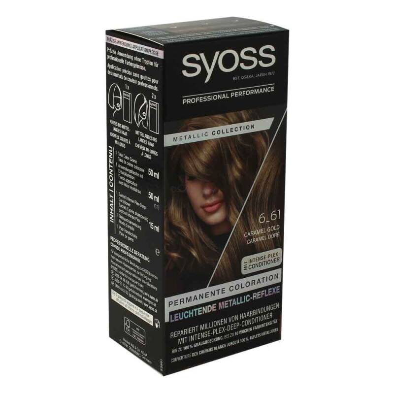 Syoss Permanente Coloration 6_61 Caramel Gold