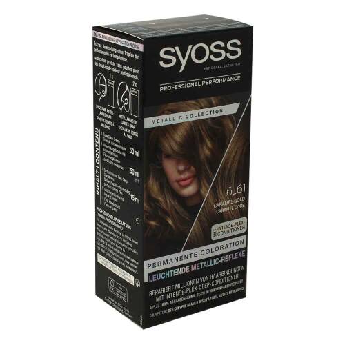 Syoss Permanente Coloration 6_61 Caramel Gold