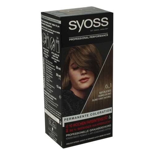 Syoss Permanente Coloration 6_1 Natürliches Dunkelblond