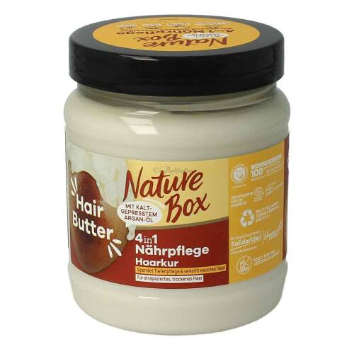 Nature Box Nährende Haar-Butter 4 in1 Kur Mit Argan Öl 300 ml