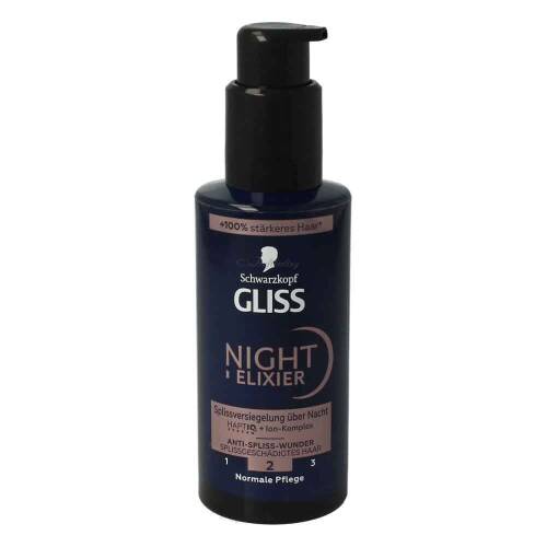 Gliss Kur Night Elixier Anti Spliss Wunder Spender 100 ml