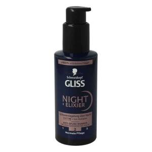 Gliss Kur Night Elixier Anti Spliss Wunder Spender 100 ml