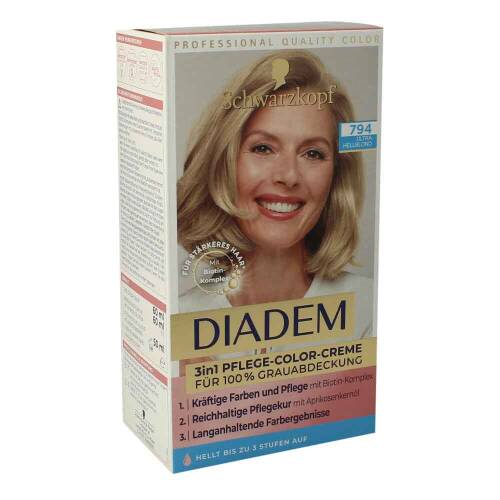 Schwarzkopf Diadem 3 in1 Pflege-Color-Creme 794 Ultra Hellblond
