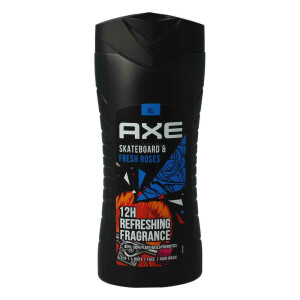 Axe Bodywash Duschgel Skateboard Fresh Roses 3 in1 400 ml XL