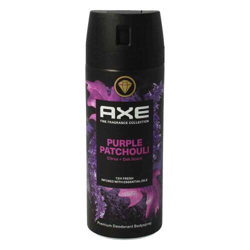 Axe Deodorant Bodyspray Purple Patchouli Citrus+Oak 150 ml