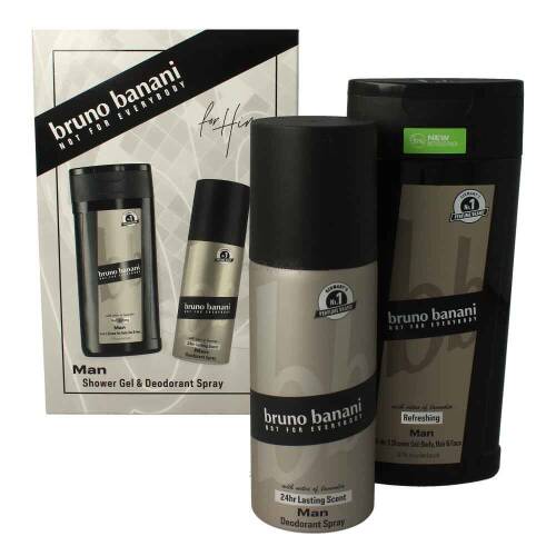 Bruno Banani Man Set Deo Body Spray 150 ml + SG 250 ml