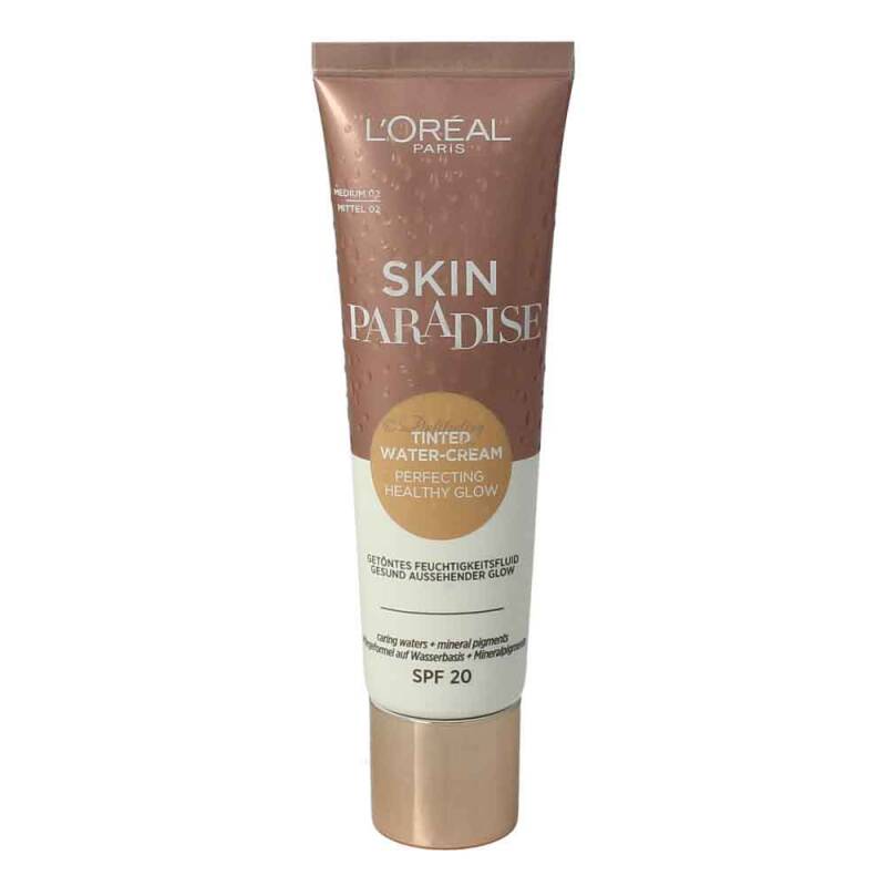 LOréal Skin Paradise Gteönte Feuchtigkeitsfluid 02 Medium 30 ml