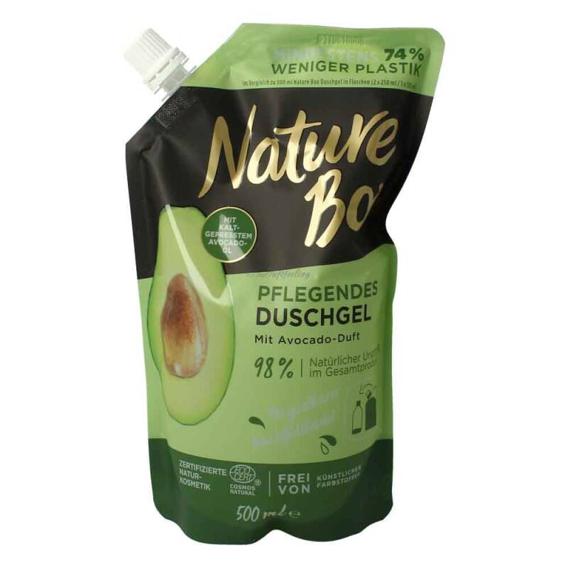 Nature Box Duschgel Avocado Duft Nachfüllbeutel 500 ml