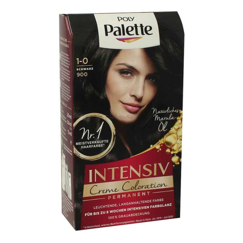 Poly Palette Intensiv-Creme-Coloration 900 1-0 Schwarz