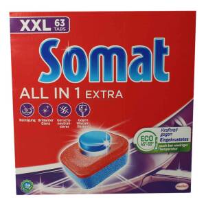 Somat Spülmaschinen Tabs All in 1 Extra 63er XXL...