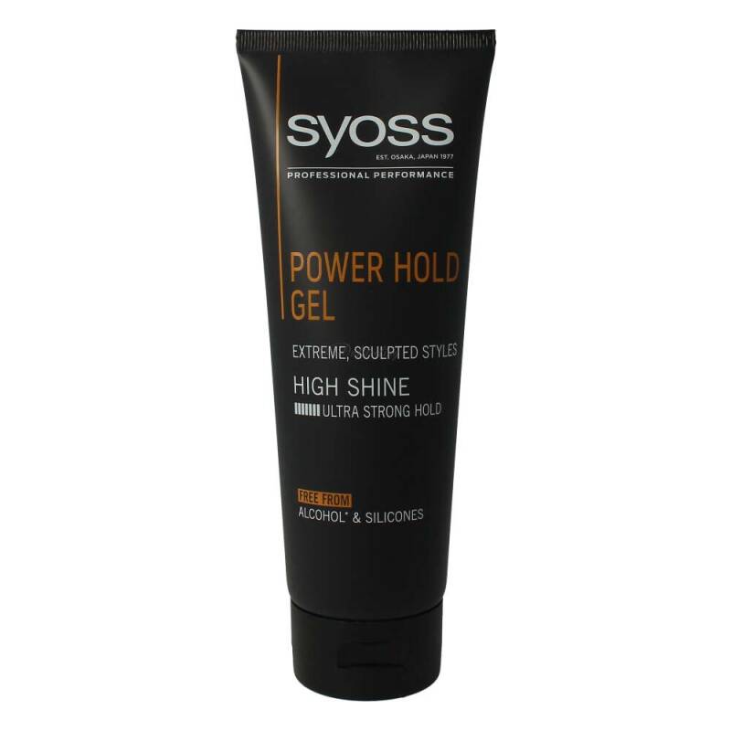 Syoss Styling Power Hold Gel  High Shine Ultra Strong 250 ml