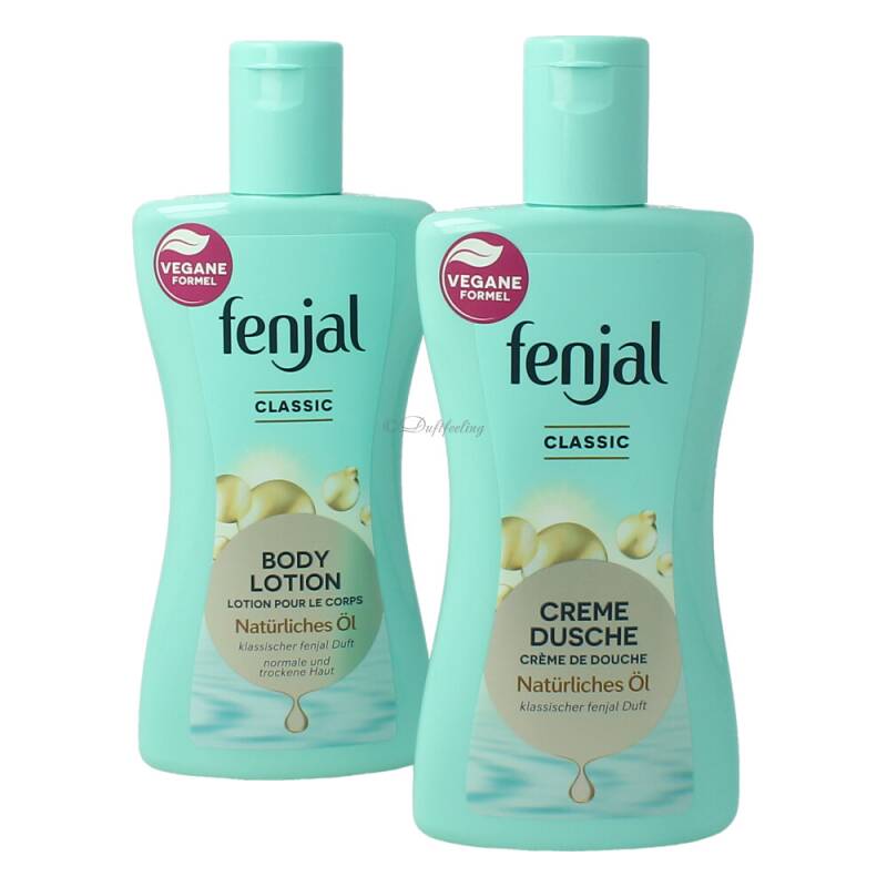 Fenjal Geschenk Pflegeset Classic Cremedusche 200 ml + Body Milk 200 ml