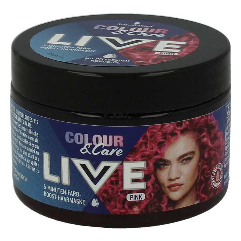 Schwarzkopf Live Colour&Care 5 Min Farb-Haarmaske Pink 150 ml