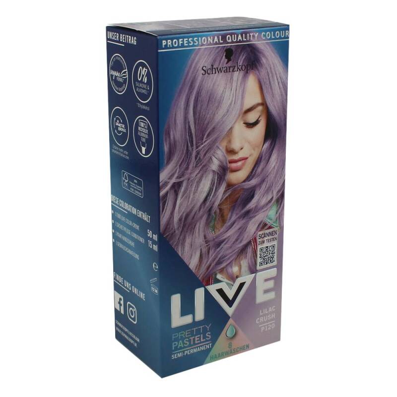 Schwarzkopf Live Haarfarbe Pretty Pastels P120 Lilac Crush