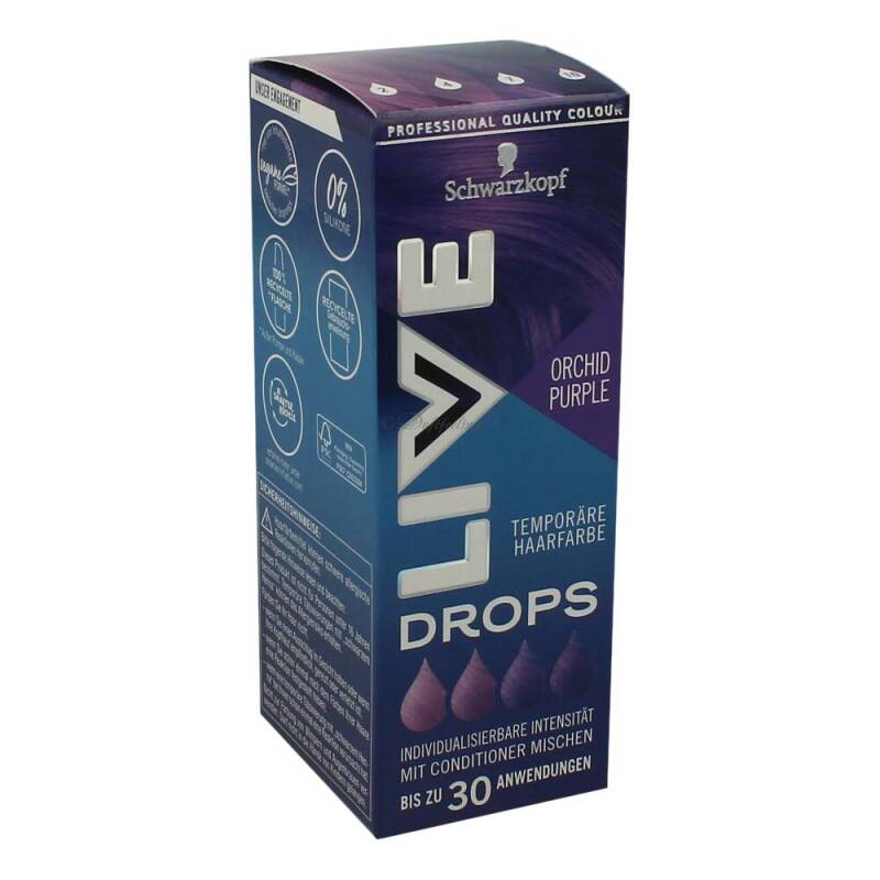 Schwarzkopf Live Drops Temporäre Haarfarbe Orchid Purple
