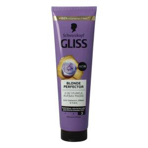 Gliss Haarkur Blonde Perfector 2in1 Purple Aufbau Maske...