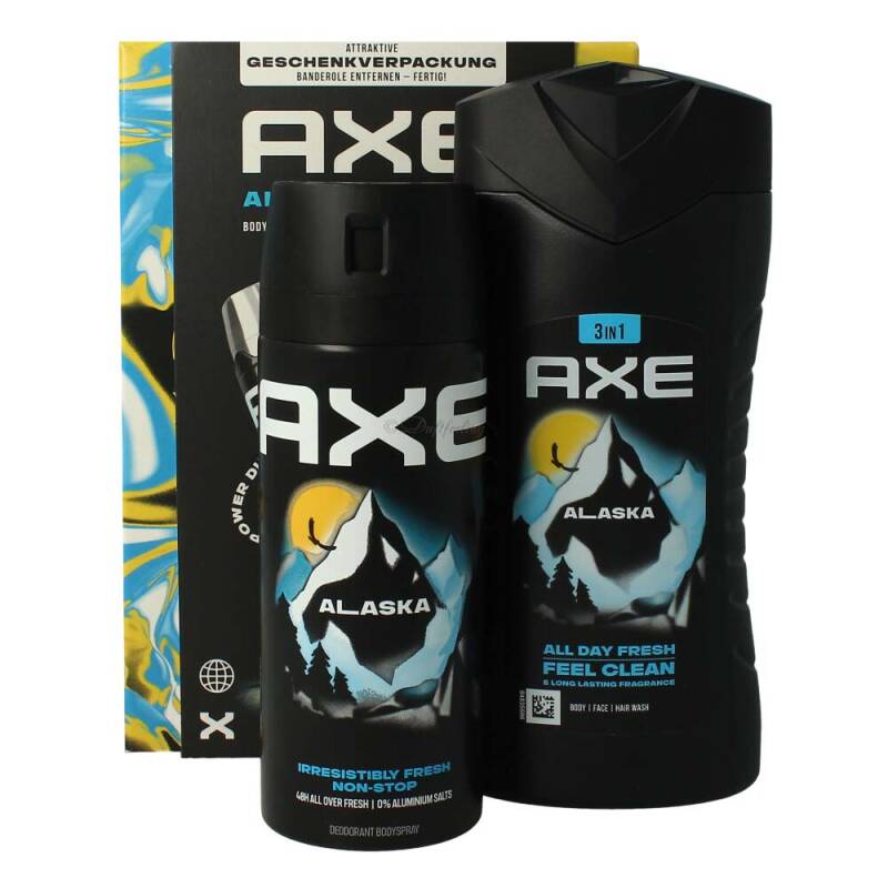 Axe Alaska Bodywash 250 ml + Bodyspray 150 ml Set
