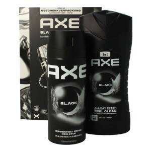 Axe Black Bodywash 250 ml + Bodyspray 150 ml Set