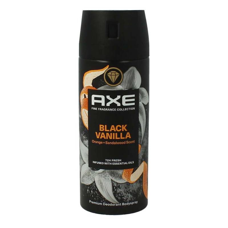Axe Deodorant Bodyspray Premium Black Vanilla 150 ml