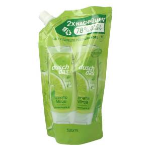 Duschdas Duschgel Limette & Minze Nachfüllbeutel...