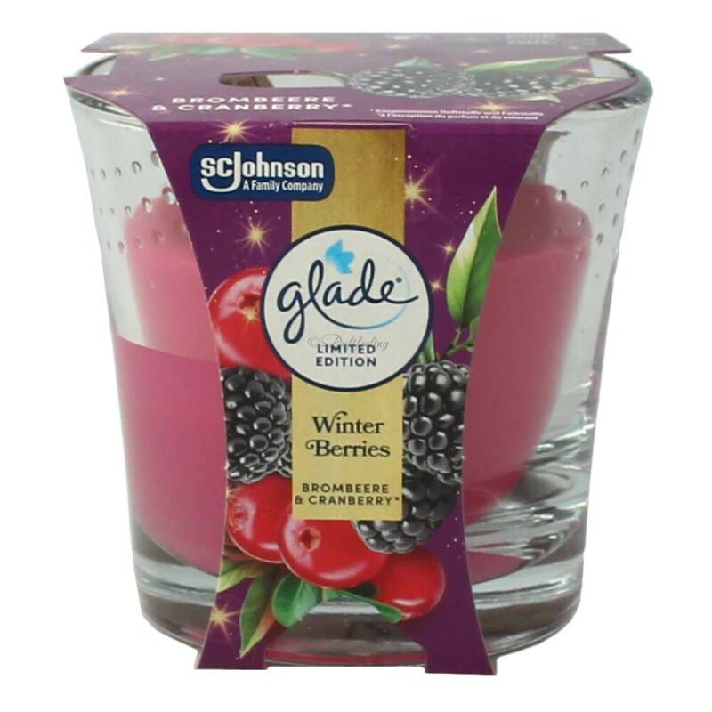 Glade Duftkerze Winter Berries 112 g