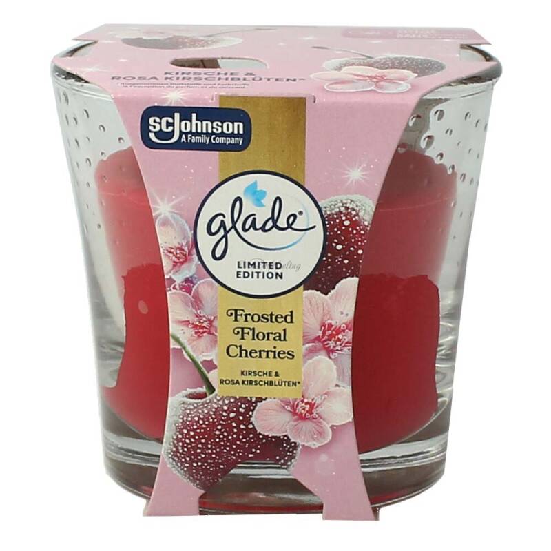 Glade Duftkerze Frosted Floral Cherries 112 g