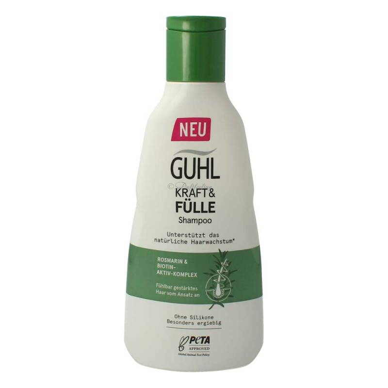 Guhl Shampoo Kraft & Fülle unterstützt Haarwachstum 250 ml