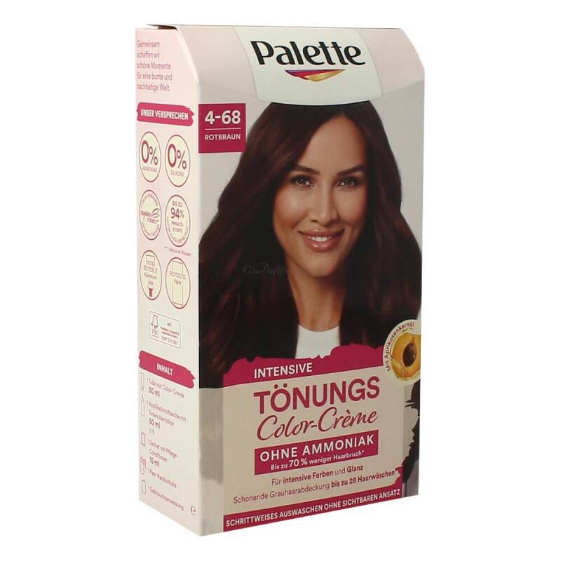 Poly Palette Intensive Tönungs Color-Creme 4-68 Rotbraun