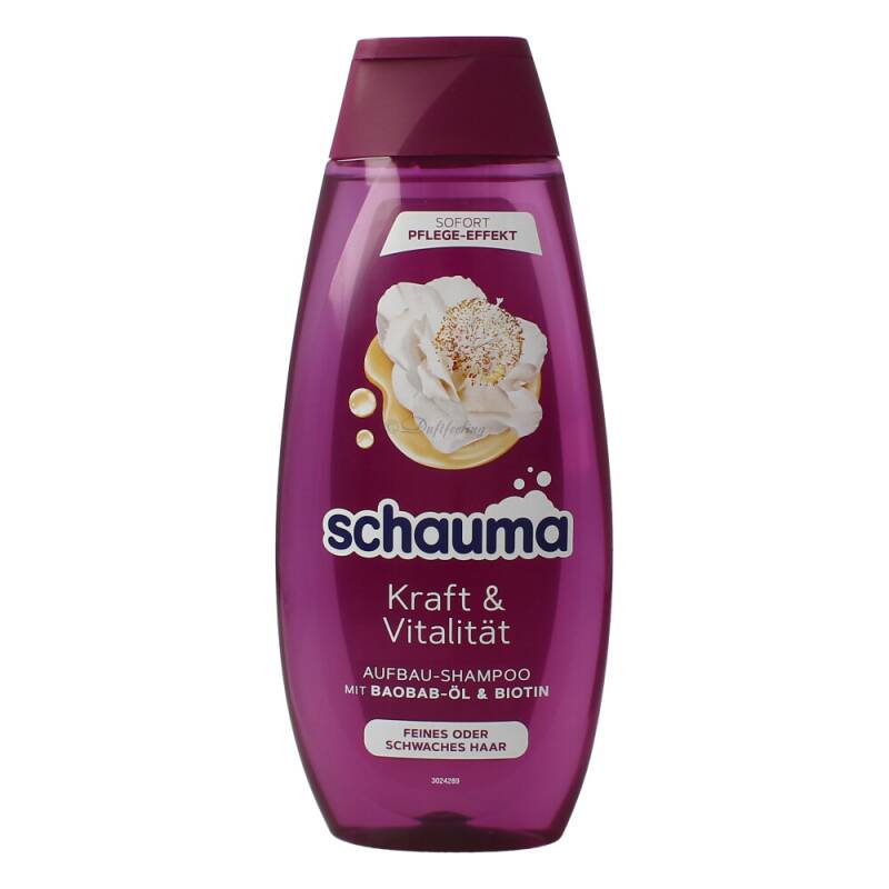 Schauma Shampoo Kraft&Vitalität mit Baobab-Ö l& Biotin 400 ml