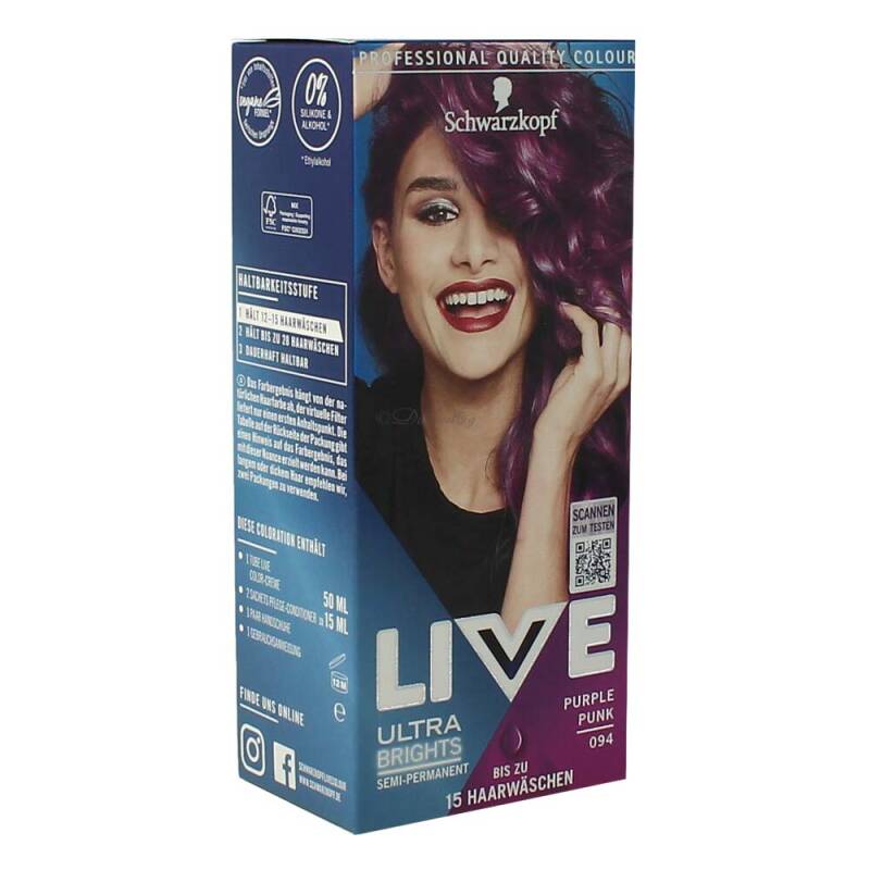 Schwarzkopf Live Haarfarbe Ultra Brights Purple Punk 094