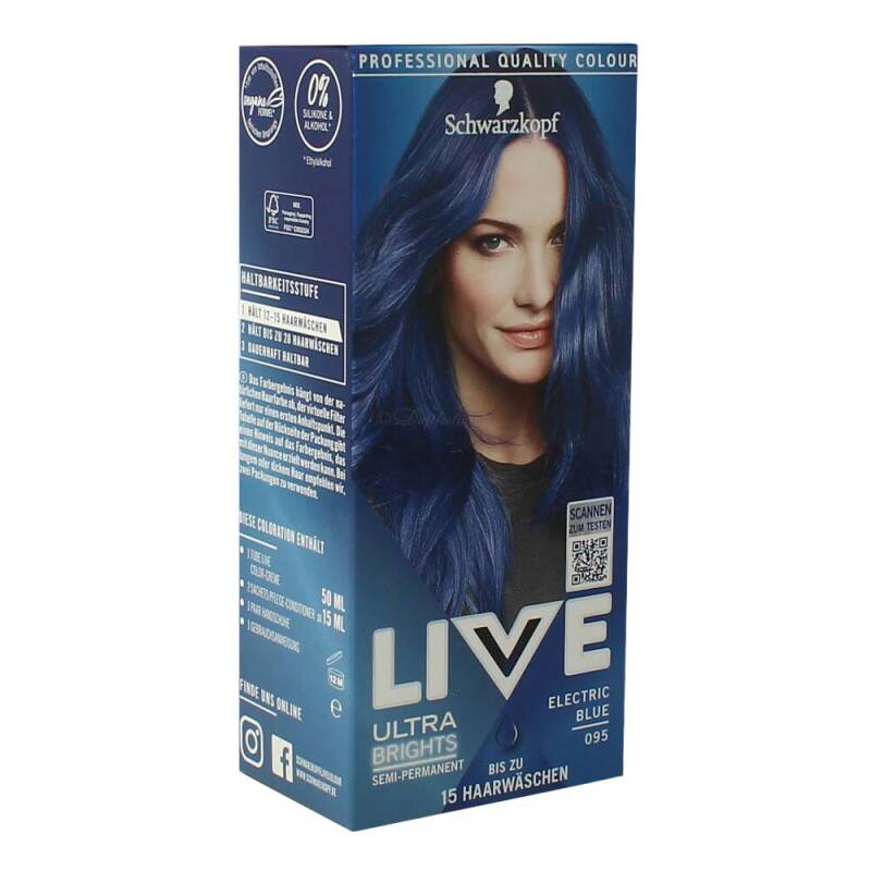 Schwarzkopf Live Haarfarbe Ultra Brights Electric Blue 095
