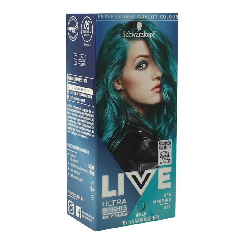 Schwarzkopf Live Haarfarbe Ultra Brights Sea Mermaid 097