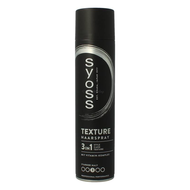 Syoss Haarspray 3 in1 Style Care Texture Halt 3 400 ml