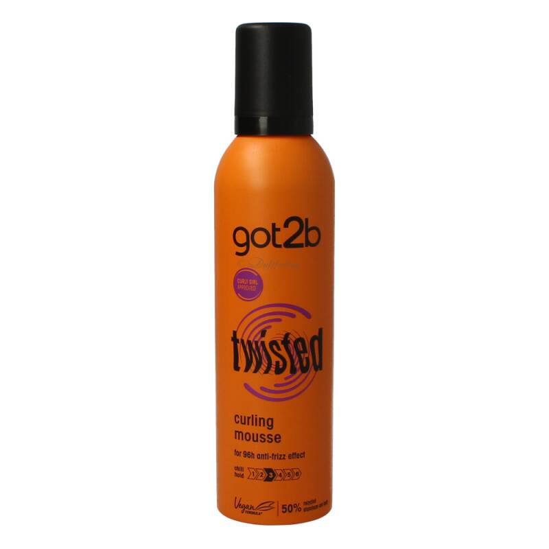 Got2b Twistedt Curling Mousse Anti-Frizz Halt3 250 ml
