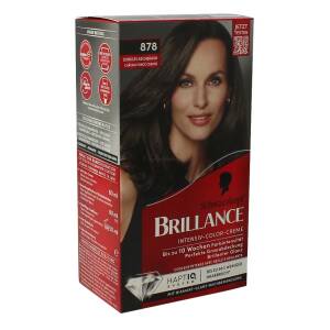 Schwarzkopf Brillance Haarfarbe 878 Dunkles Aschbraun