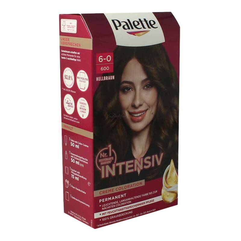 Poly Palette Intensiv-Creme-Coloration 6-0 600 Hellbraun