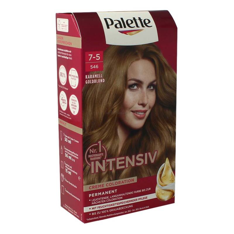 Poly Palette Intensiv-Creme-Coloration 546 7-5 Karamell Blond