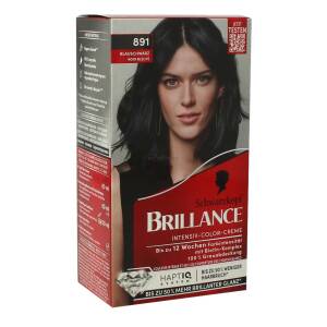 Schwarzkopf Brillance Haptiq Haarfarbe 891 Blauschwarz