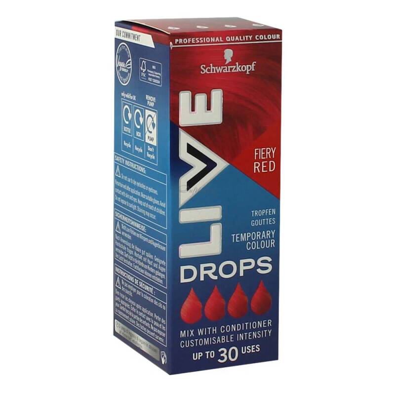 Schwarzkopf Live Drops Haarfarbe Fiery Red