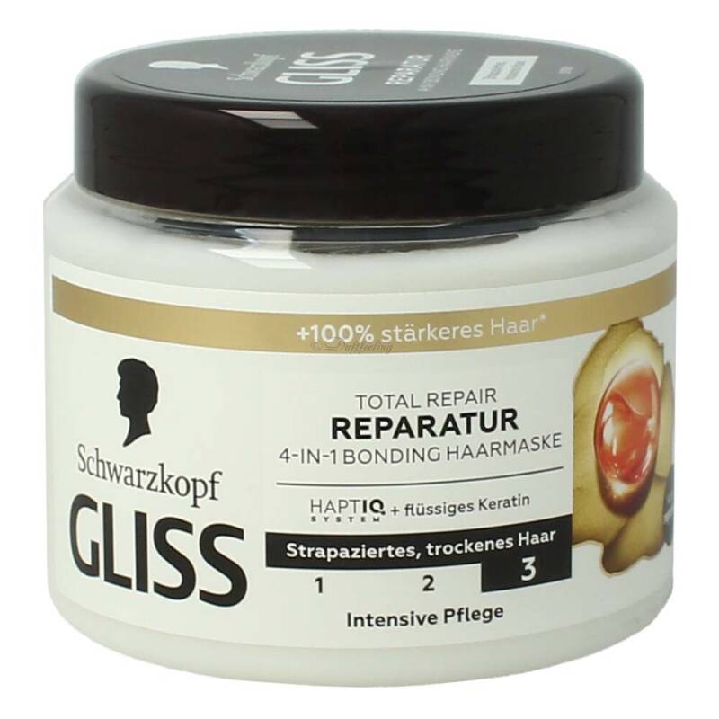 Gliss Kur 4 in1 Bonding Haarmaske Reparatur 400 ml