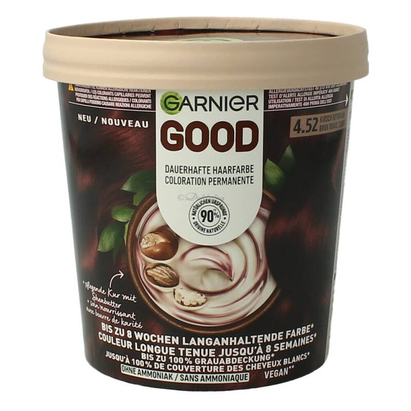 Garnier Good Dauerhafte Haarfarbe Cooration Permanente 4.52 Kirsch Rotbraun