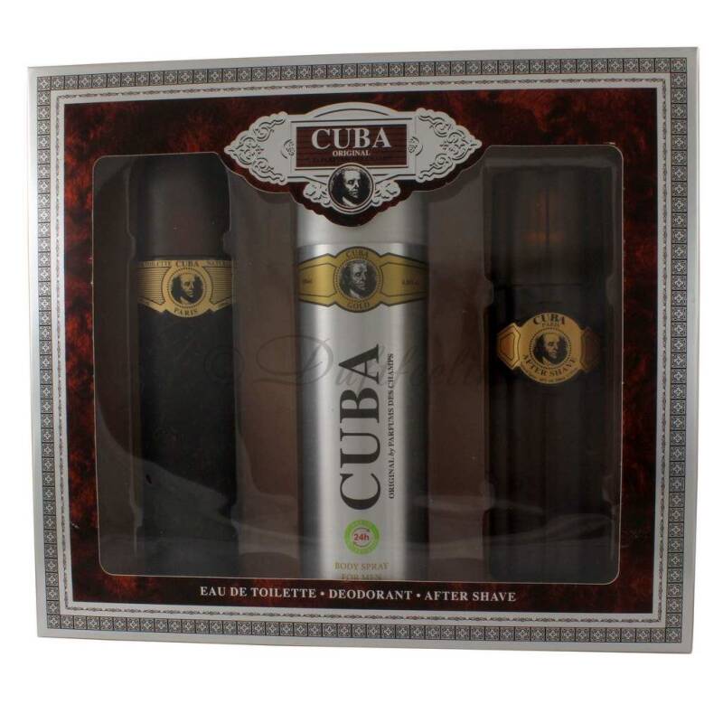 Cuba Gold Man Edt 100 ml + Deodorant 200 ml + After Shave... Cuba Gold Man Edt 100 ml + Deodorant 200 ml + After Shave 100 ml Set