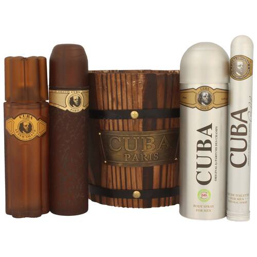 Cuba Gold Edt 100 ml + Edt 35 ml + Afer Shave 100 ml + Deodorant 200 ml Set