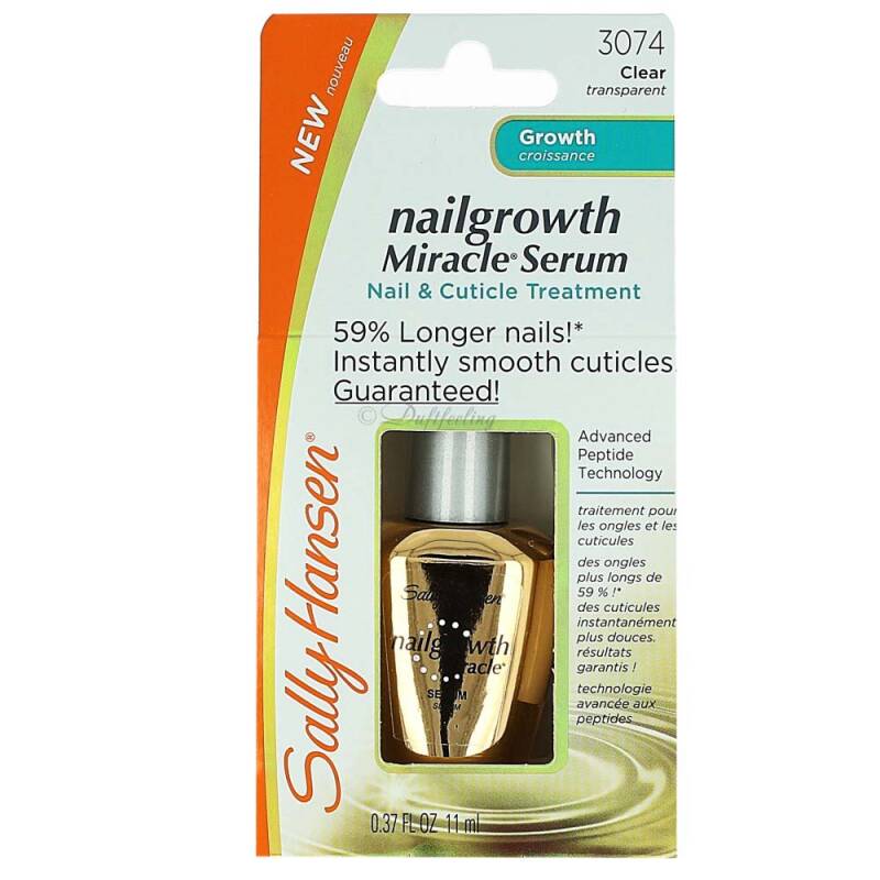SALLY HANSEN Nailgrowth Miracle Serum Nail & Cuticle Treatment Mira
