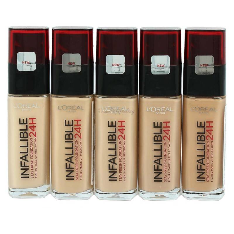 L\'oréal Infallible Foundation 24H **Farbauswahl** Loréal Infallible Foundation 24H **Farbauswahl**