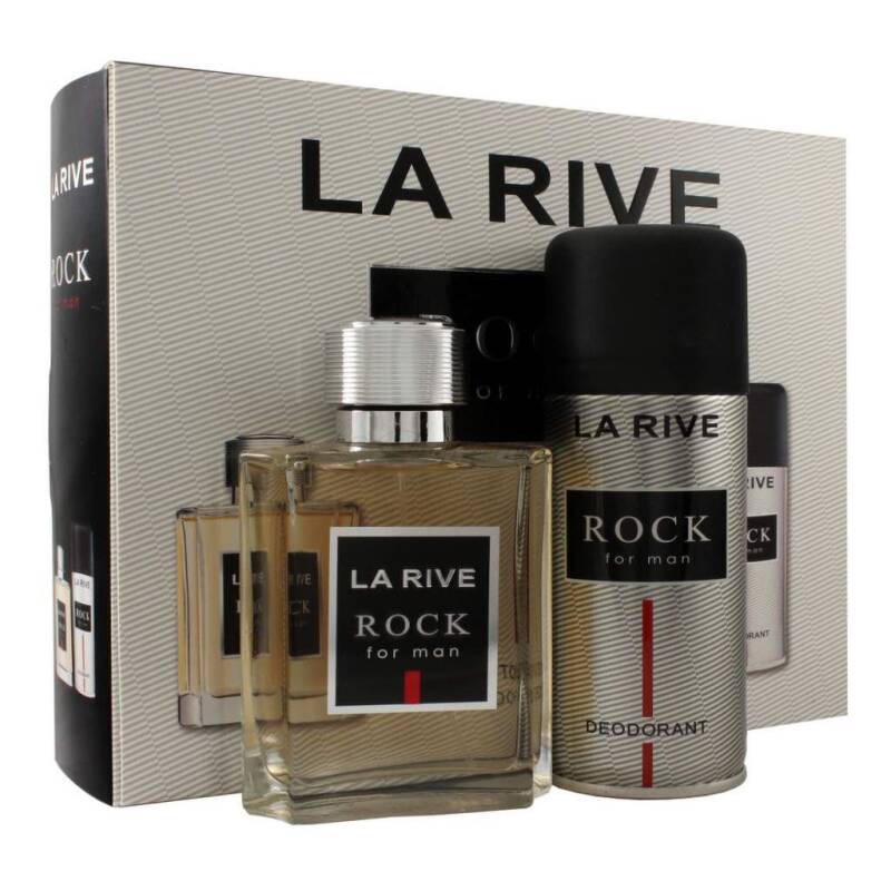 La Rive Rock For Man Edt 100 ml + Deodorant 150 ml Set La Rive Rock For Man Edt 100 ml + Deodorant 150 ml Set