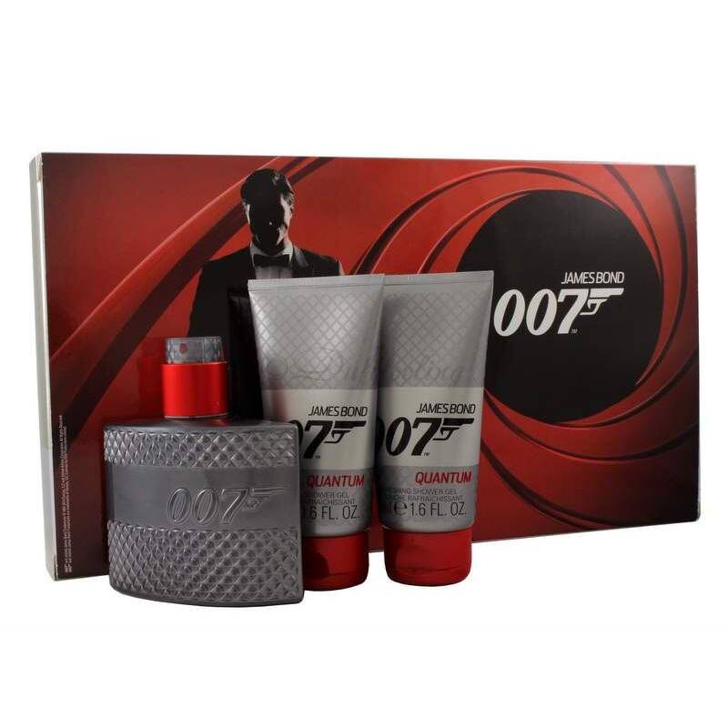 James Bond 007 Quantum Edt 50 ml + 2 x Shower Gel 50 ml Set James Bond 007 Quantum Edt 50 ml + 2 x Shower Gel 50 ml Set